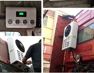 CoolPro2800B Electric Truck AC Installation