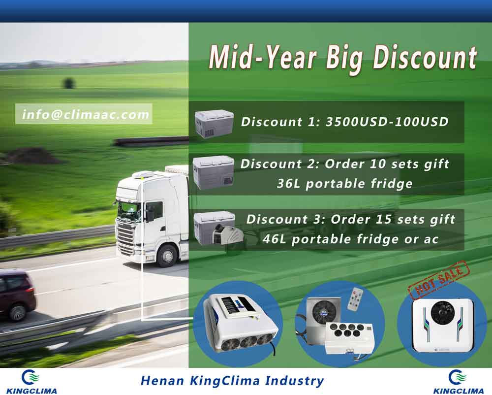 kingclima truck ac big discount mid year promotion