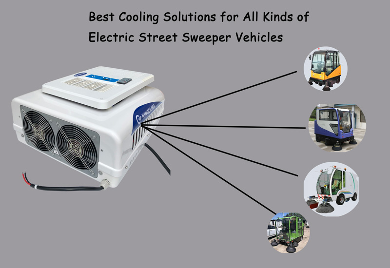 all kinds of street sweeper air conditioners cooling solutions 