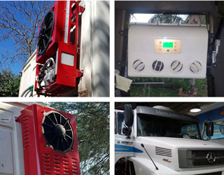 CoolPro2800B Electric Truck AC Installation