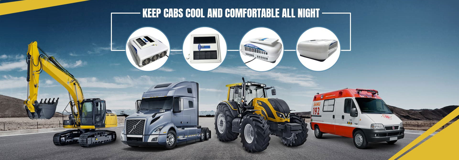 kingclima commercial trucks cooling air conditioners