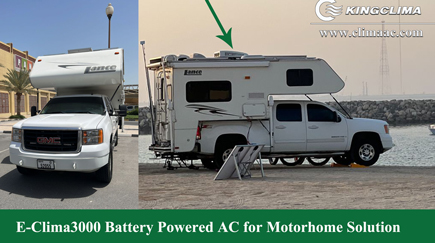 12V Air Conditioner for Motorhome to Saudi Arabia - KingClima