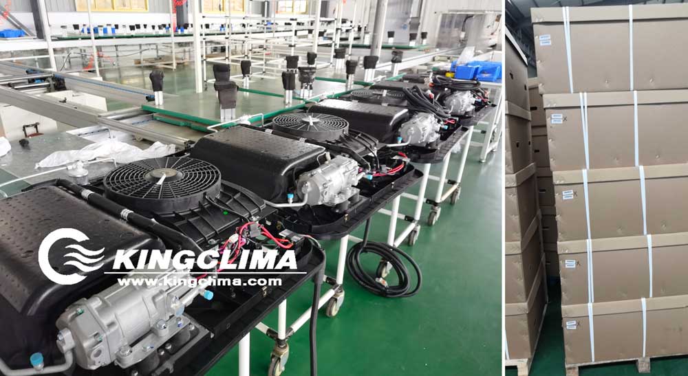 12v ac unit for Van Coolpro2800C Deliver to Spain - KingClima 