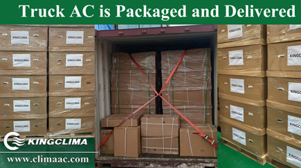 50 sets of Aftermarket AC Units for Trucks Deliver to Libya - KingClima