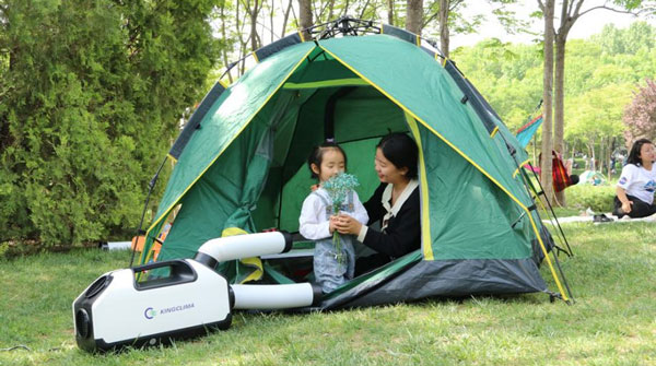 During the holidays, it has become a particularly fashionable thing for the whole family to go camping in the countryside on a weekend. If you want to make a camping in the countryside more comfortable, you can use some hardware to make camping easier. For example, an outdoor power supply that includes two kilowatt-hours of electricity, and an induction cooker that can barbecue and eat hot pot in the wild. And a suitable outdoor portable tent air conditioner is also indispensable. During the barbecue, you can directly blow the air conditioner against it to make it cooler. After the barbecue is over, use the air duct to extend it into the tent. A hot summer, more comfortable.  Not all mobile air conditioners are called outdoor mobile air conditioners. Many mobile air conditioners are specially used in kitchens or other places where it is not convenient to install fixed air conditioners. The real outdoor mobile air conditioner should not be too big first, and then it is better to have a battery pack that can be used without power supply. If it cannot be detached, it also needs to be able to directly accept the 12V power supply of the car.  Option A: portable tent air conditioner KC 700 and KC 700pro model:  In addition to 3-speed wind, cooling and air supply dual modes, it is also an outdoor tent air conditioner with heating function. If you need to go camping or self-driving adventure in winter, it can send some warm air to your tent. Wind force 6.2-6.5m/s, It can cooled the tent by 4 degrees in half an hour  Don't worry too much about its battery life, because it doesn't have an optional battery pack and must use 24V or mains power. The car is a 12V cigarette lighter, which can be used with a 12-to-24V booster, or with other outdoor power sources.  Low noise value, only 57 decibels   Option B: portable tent air conditioner KC 650 model: Compared with KC700, this portable tent air conditioner is smaller and more convenient and portable.            The cooling capacity of 650W is enough for a tent, it can bring effective and fast cooling. But this model, now there is no heating function for choice yet.  Outdoor camping tent air conditioners is a newly emerging industry. In addition to camping, it can also be fixed in a caravan. It can also come in handy in daily life, such as offices or kitchens where it is not convenient to install air conditioners. It can be used to make us change in hot summer. more comfortable. If you like camping like me, then you probably need an outdoor air conditioner, you can contact us in time.