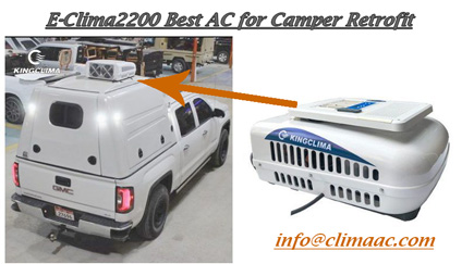 E-Clima2200 Rooftop AC Unit for Camper Truck Retrofit - KingClima