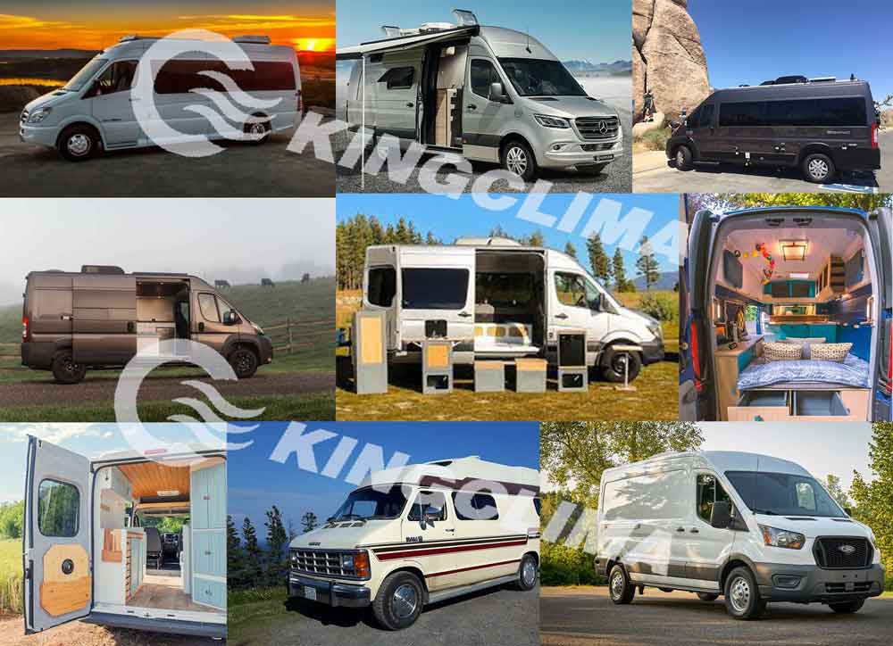 Aftermarket Air Conditioner Solution for Transit Van Convert into Camper Van - KingClima